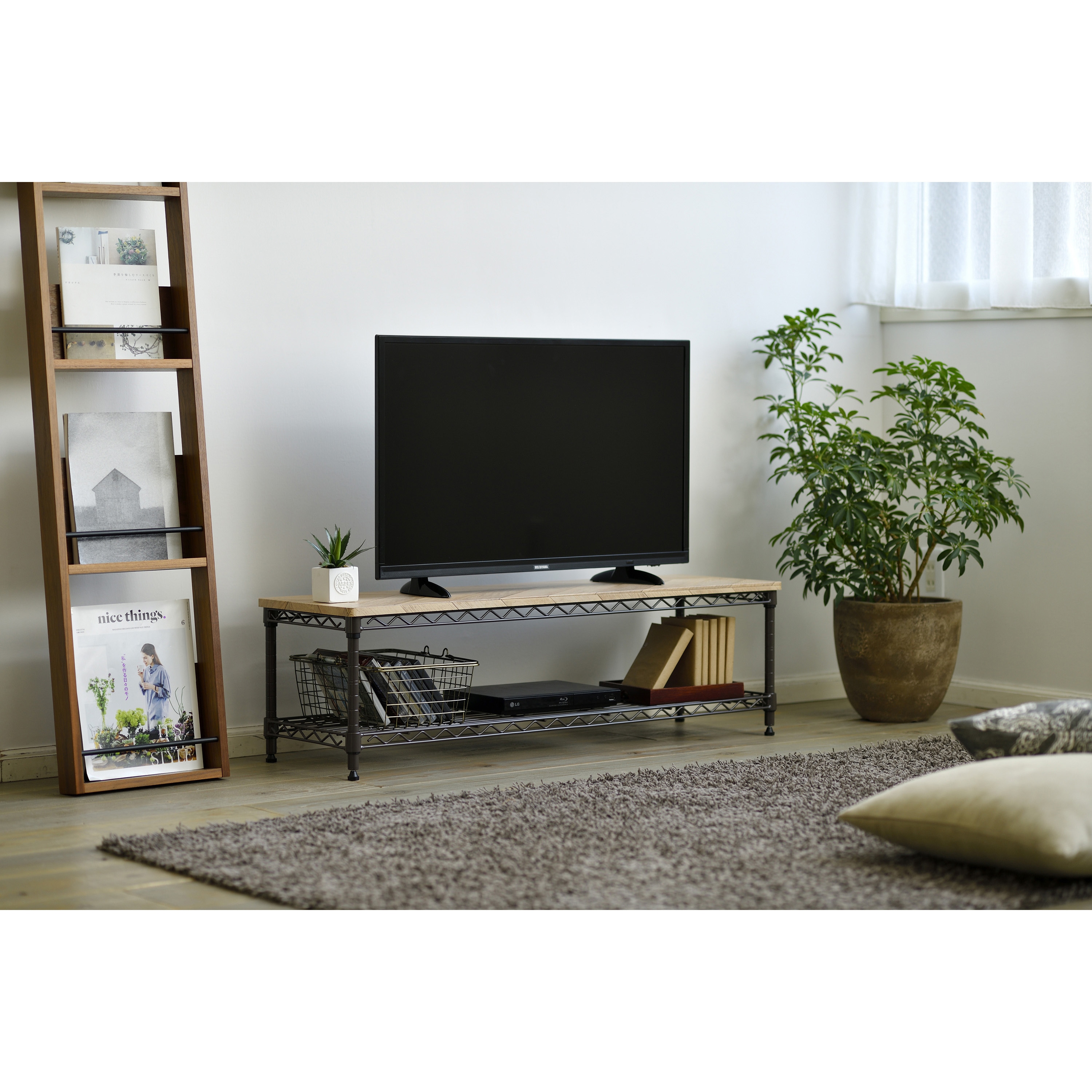 CML-10302 カラーメタルラック ローボード 1台 アイリスオーヤマ