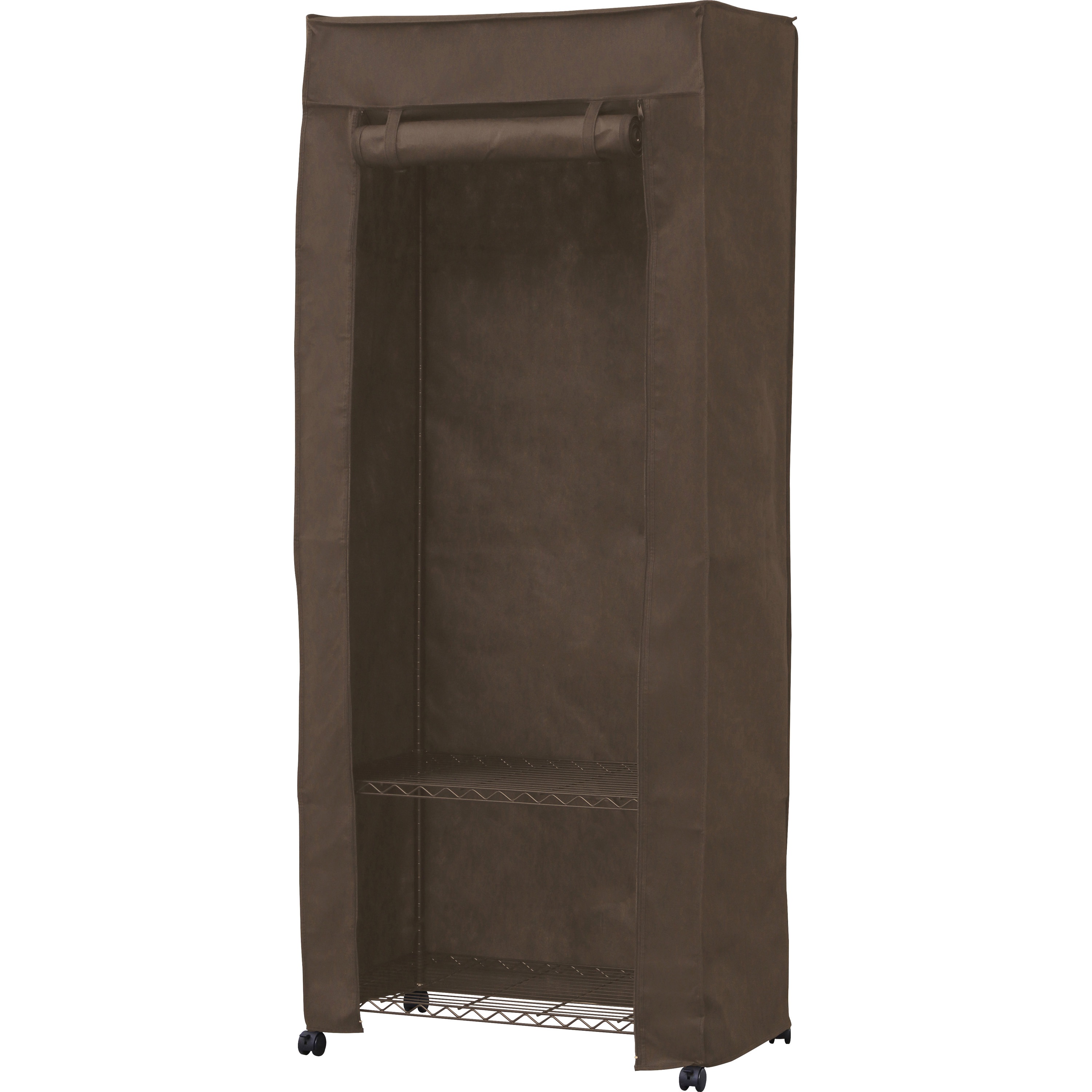 CMW-75183C カラー メタルラック(R)ワードローブ カバー付き 幅75cm Φ19mm アイリスオーヤマ 3段 キャスター4個 スチール 8,398円