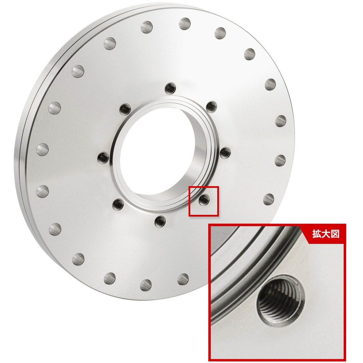 ICF203ZLR114 ICF ゼロレングス変換フランジ 1個 コスモ・テック 【通販モノタロウ】