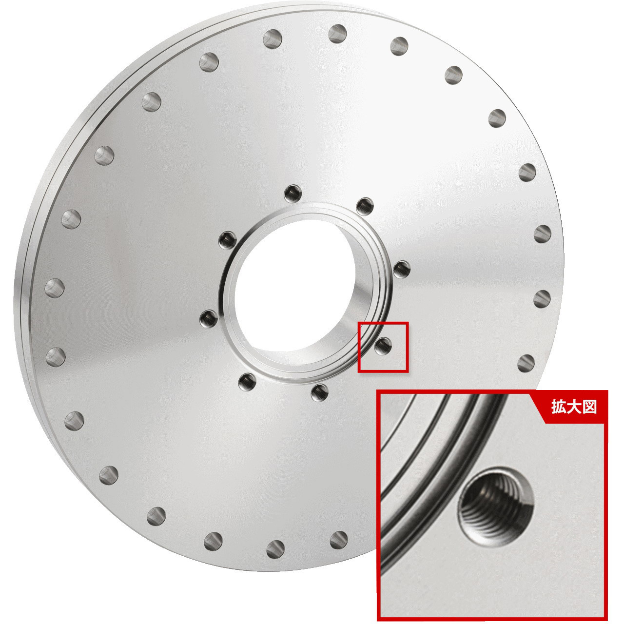 ICF253ZLR114 ICF ゼロレングス変換フランジ 1個 コスモ・テック 【通販モノタロウ】