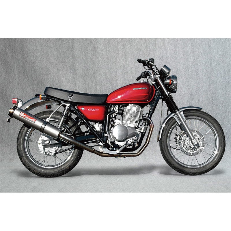 10411-61DTB CB400SS SUS2-1 DOWN チタン JMCA認定プレート付き 1個 ヤマモトレーシング 【通販モノタロウ】