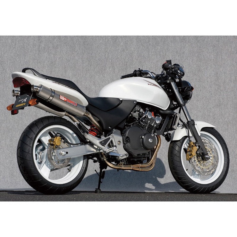 10253-82STB HORNET250 SUS4-1-2 チタン JMCAプレート付き 1個