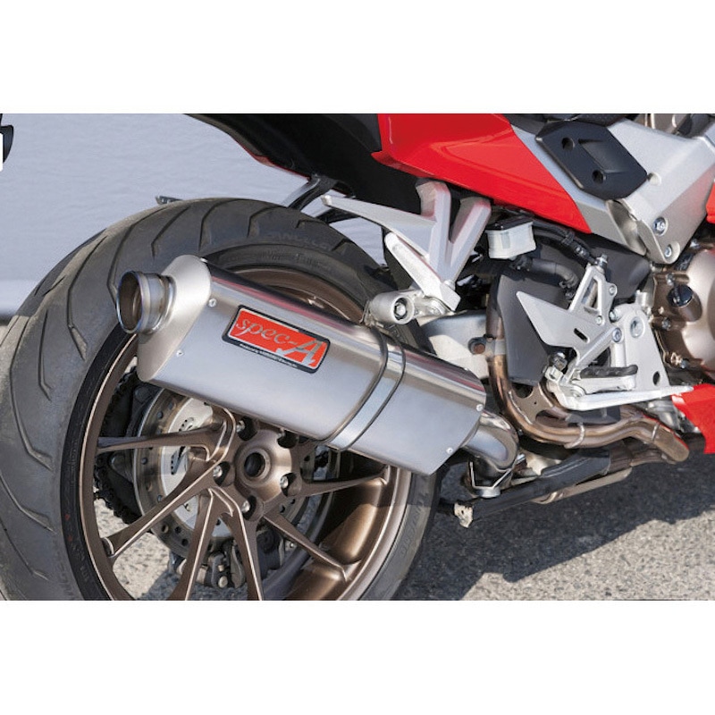 10802-01NSN 14’～17’ VFR800F SPEC-A SLIP-ON TYPE-S ヤマモトレーシング タイプS/O チタン三角形×400