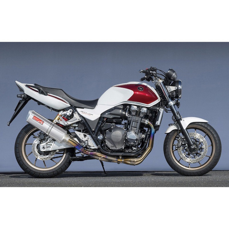 11314-21TSA 14’～ CB1300SF TI4-2-1 DOWN TYPE-SA 触媒付き JMCAプレート付き 1個 ヤマモトレーシング 【通販モノタロウ】