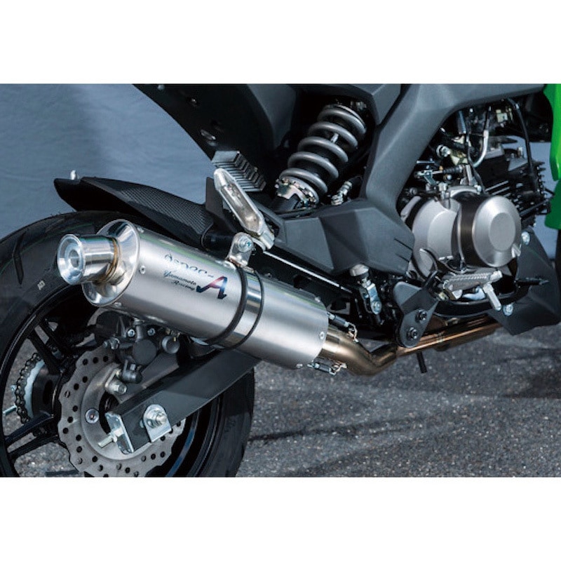 40114-71STC Z125 PRO SPEC-A UP  チタン JMCAプレート付き ヤマモトレーシング ステンレス フルエキタイプ