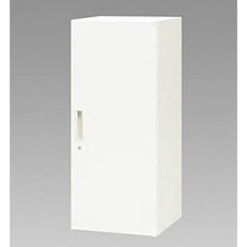 CW-0411K-WW 片開き書庫 CW ナイキ 上置き・下置き両用 高さ1050mm間口450mm奥行450mm  CW-0411K-WW