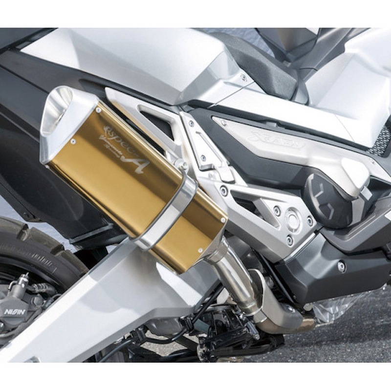 10756-01SAG 2017’～ X-ADV SPEC-A  SLIP-ON  ゴールド JMCAプレート付き ヤマモトレーシング チタン S/Oタイプ 63,690円