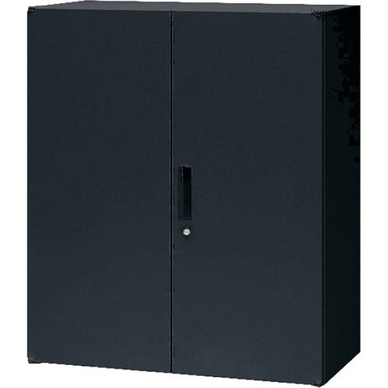 CW-0911K-BB 両開き書庫 ブラックタイプ CW ナイキ (方式)インジケーターキー 高さ1050mm間口899mm奥行450mm  CW-0911K-BB