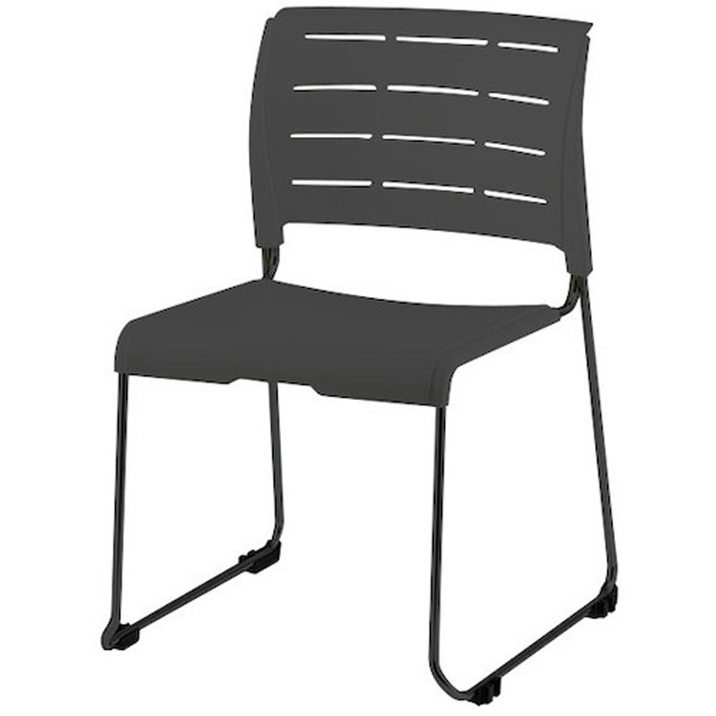 E430-B1 会議用チェアー スレアsleaシリーズ ナイキ ブラック 質量4.2kg 高さ778mm幅510mm奥行553mm  E430-B1 8,345円