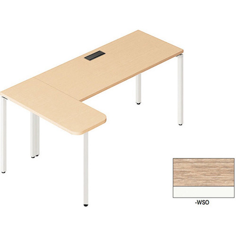 BT1810KHST-WSO ライトワークテーブル L型タイプ(ビティー BT型) ナイキ 高さ720mm幅1800mm奥行1000mm  BT1810KHST-WSO