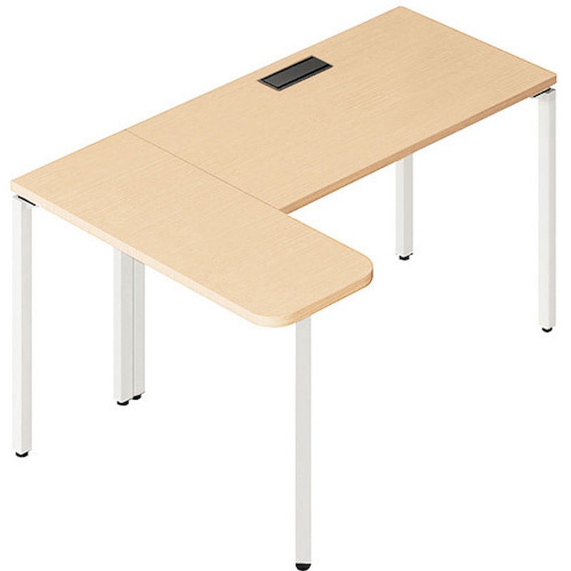 BT1510KHST-WSP ライトワークテーブル L型タイプ(ビティー BT型) ナイキ 高さ720mm幅1500mm奥行1000mm BT1510KHST-WSP