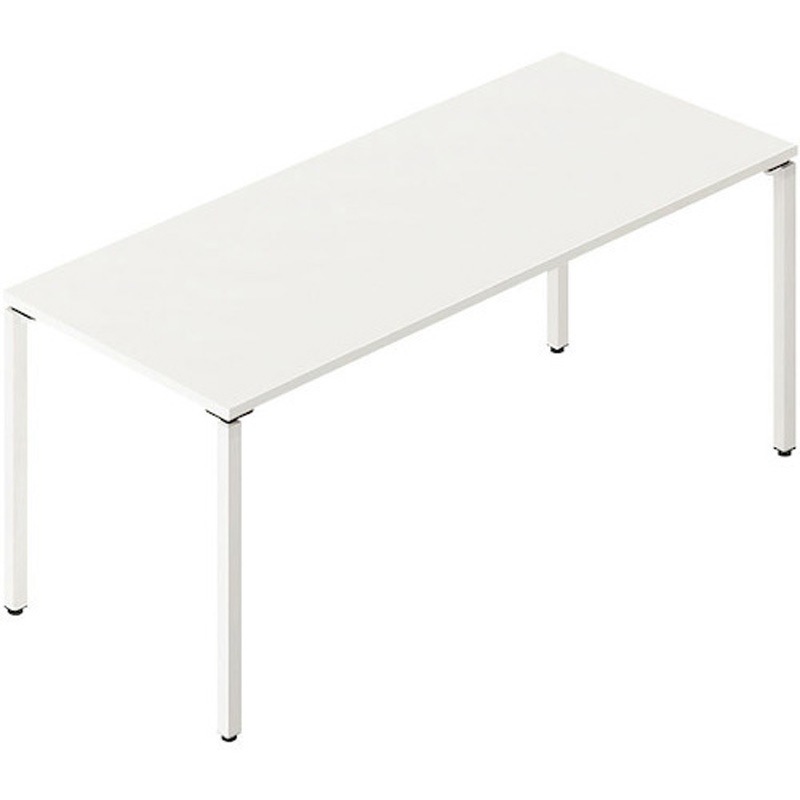 BTMP1875-WHP 会議用テーブル 配線ボックスなし(ビティー BT型) ナイキ ノックダウン式 高さ720mm幅1800mm奥行750mm  BTMP1875-WHP