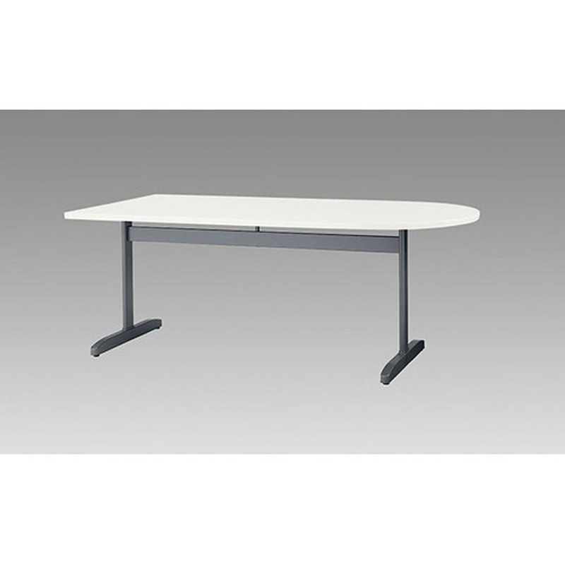 KHE1875SR-WH 会議用テーブル KHE型 ナイキ ホワイト色 ノックダウン式 高さ700mm幅1800mm奥行750mm  KHE1875SR-WH