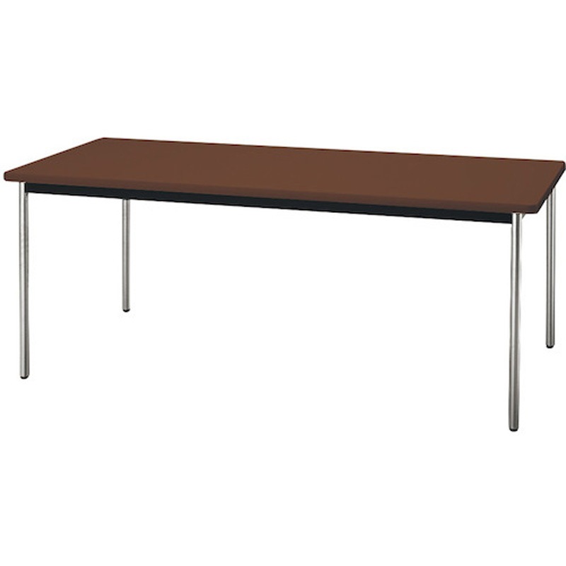 KMY1875-M-WN 会議用テーブル KMY型 ナイキ ダークウォールナット色 高さ720mm幅1800mm奥行750mm  KMY1875-M-WN