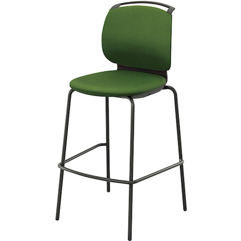 E486FK-B1-FGR ミーティングチェアー ルントruntoシリーズ ナイキ フォレストグリーン キャスターなし スタッキング最大2脚  E486FK-B1-FGR 31,187円