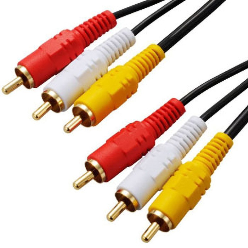 VIS-C20R3-K AVコード 3P-3P オーム電機 コード長2m 1個 VIS-C20R3-K