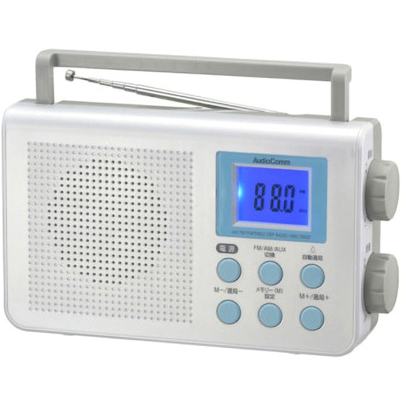RAD-T650Z ポータブルDSPラジオ 1個 オーム電機 【通販モノタロウ】