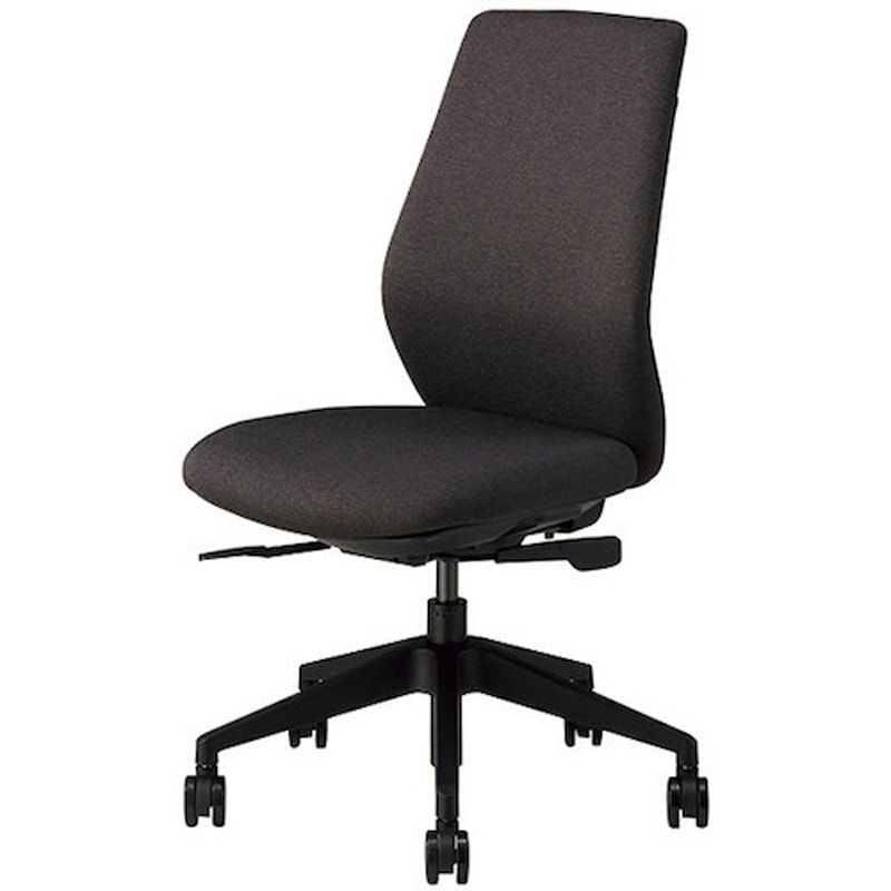 NCE512F-DGL 事務用チェア ハイバック NCE型 ナイキ キャスターあり ダークグレー色   NCE512F-DGL