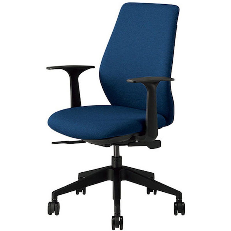 NCE513F-BL 事務用チェア ハイバック 肘付き NCE型 ナイキ キャスターあり ブルー色   NCE513F-BL 38,987円