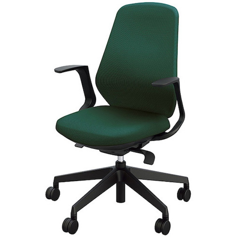 トートバックチェアー ハイバック 可動肘付 グリーン BCE513FA-GR トートバックチェアー ハイバック 可動肘付 グリーン BCE513FA-GR