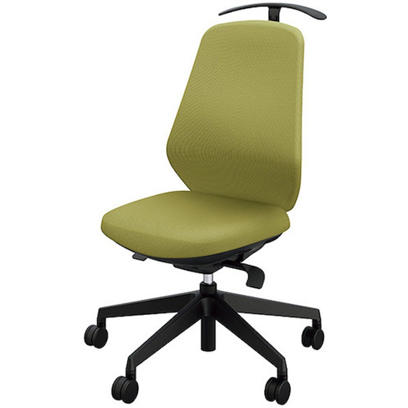 RBCEB512FH-PLGR 事務用チェアー トートバック 肘なしタイプ ナイキ キャスターあり ライトグリーン色 ハンガー付   RBCEB512FH-PLGR 44,388円