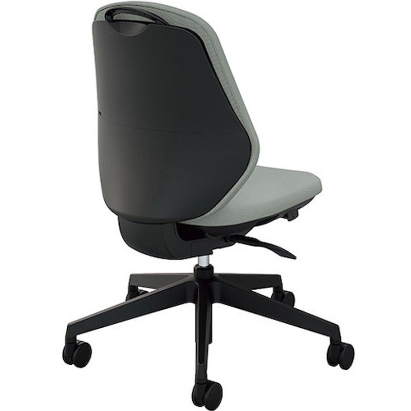 RBCEB510F-PAT 事務用チェアー トートバック 肘なしタイプ ナイキ キャスターあり アッシュターコイズ色   RBCEB510F-PAT