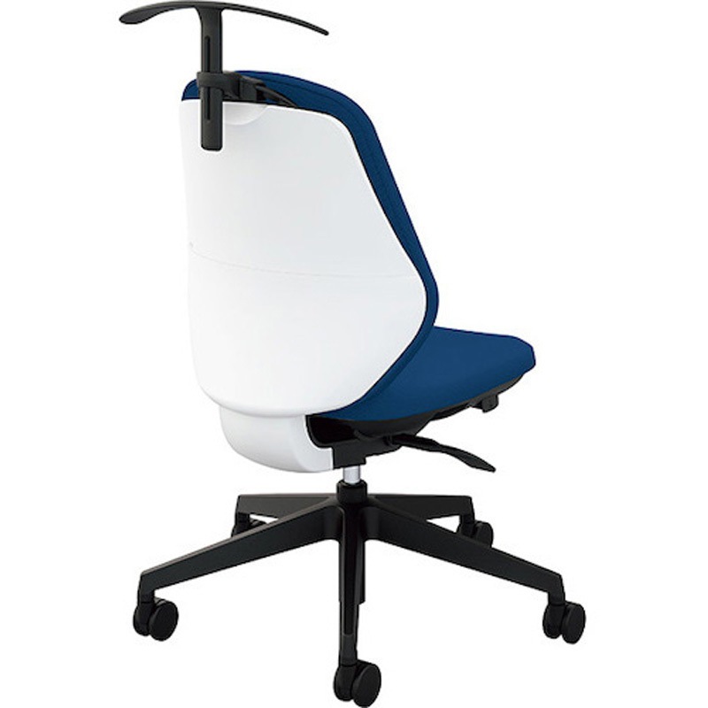 RBCE510FH-POB 事務用チェアー トートバック 肘なしタイプ ナイキ キャスターあり オーシャンブルー色 ハンガー付   RBCE510FH-POB