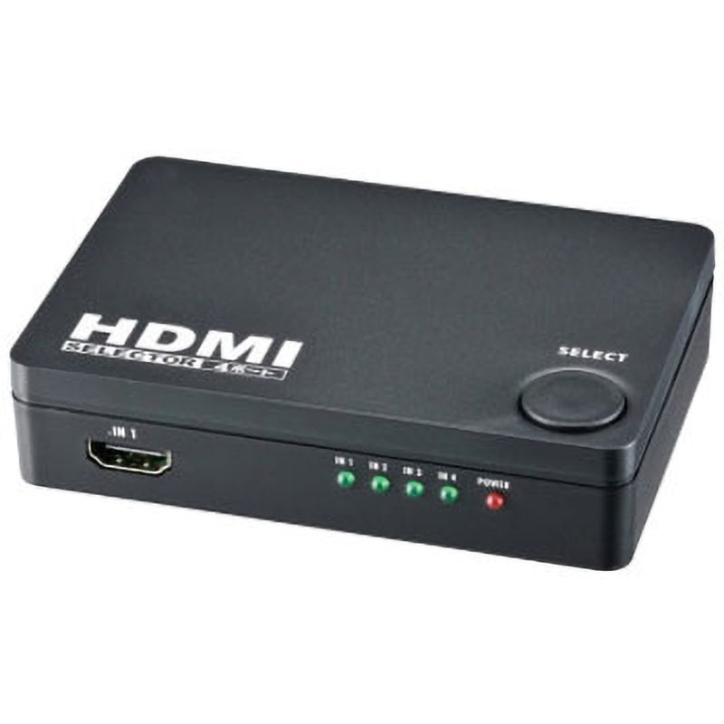 AV-S04S-K 4ポート HDMIセレクター 1個 オーム電機 【通販モノタロウ】