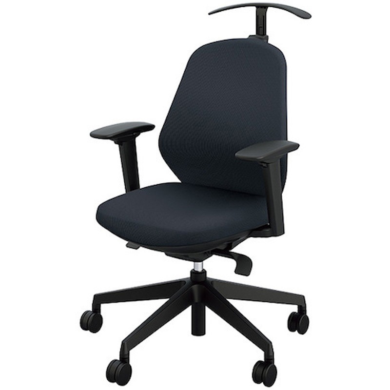 RBCEB511FAH-PMBK 事務用チェアー トートバック 可動肘付タイプ ナイキ キャスターあり ミックスブラック色   RBCEB511FAH-PMBK 50,388円