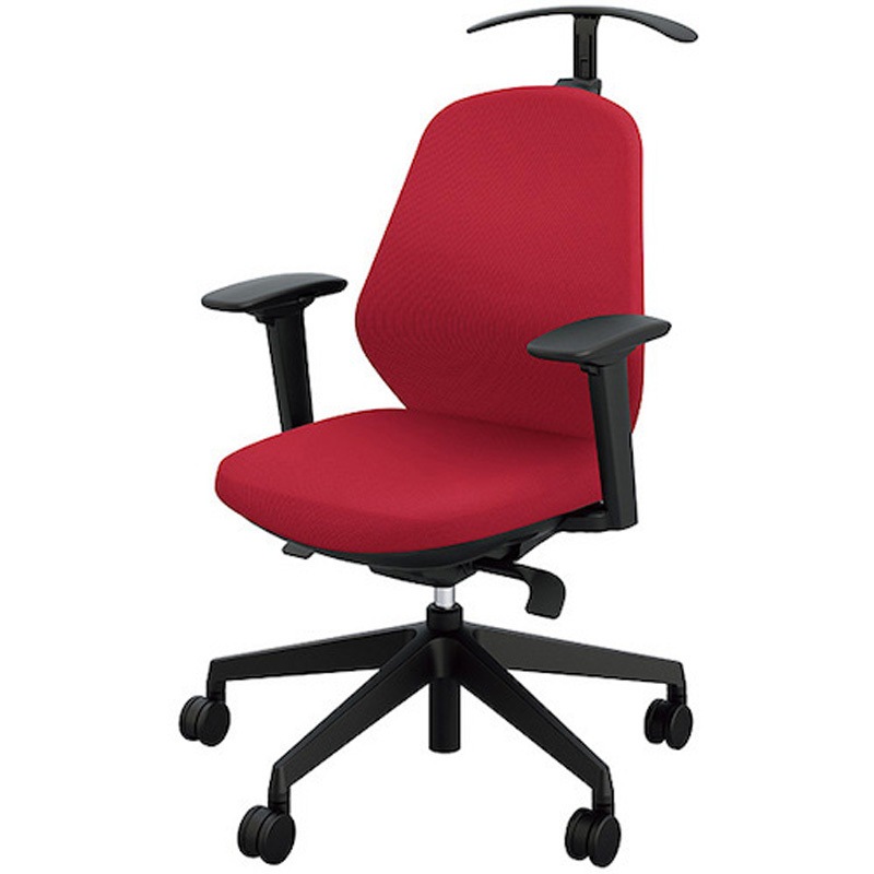 RBCEB511FAH-PRE 事務用チェアー トートバック 可動肘付タイプ ナイキ キャスターあり パーシアンレッド色   RBCEB511FAH-PRE