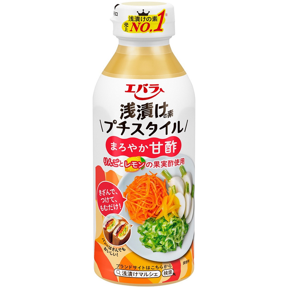 浅漬けの素プチスタイルまろやか甘酢 300mL 1箱(300mL×6個) エバラ食品