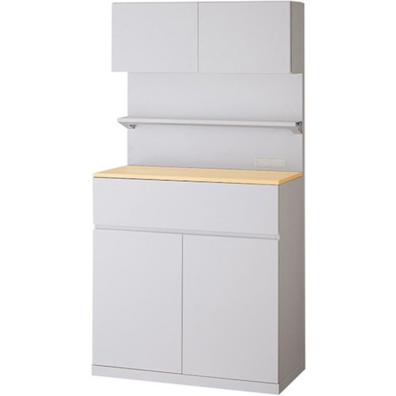 CF-0918BTP-WS ナイキ カフェキャビネット(上部ボックス付タイプ) ナイキ 高さ1800mm間口900mm奥行450mm  CF-0918BTP-WS