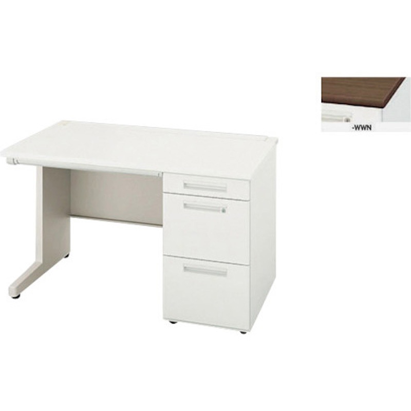 XEHH128G-WWN 片袖デスク XEHH型 ナイキ 高さ720mm幅1200mm奥行800mm  XEHH128G-WWN