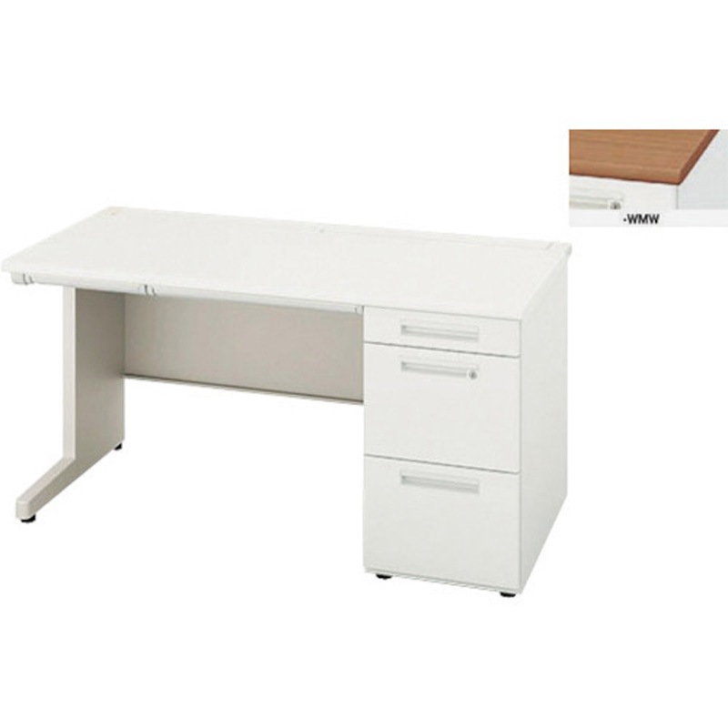 XEHH148G-WMW 片袖デスク XEHH型 ナイキ 高さ720mm幅1400mm奥行800mm  XEHH148G-WMW