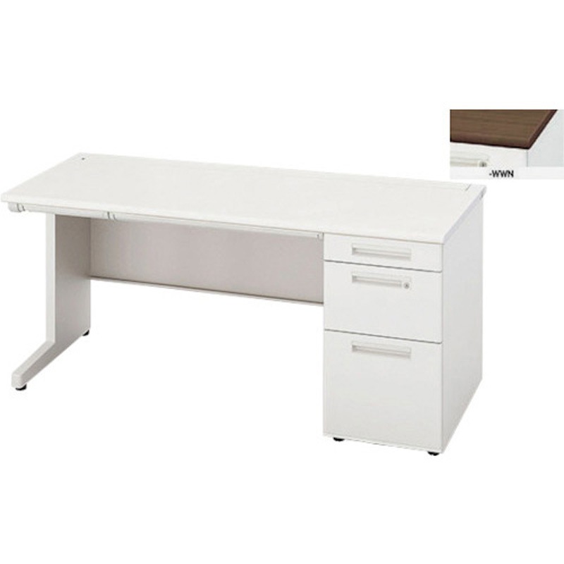 XEHH168B-WWN 片袖デスク XEHH型 ナイキ 高さ720mm幅1600mm奥行800mm  XEHH168B-WWN