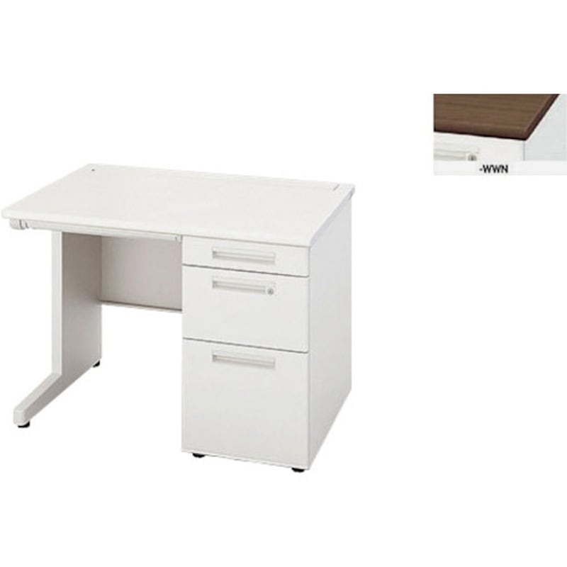 XEHH108B-WWN 片袖デスク XEHH型 ナイキ 高さ720mm幅1000mm奥行800mm  XEHH108B-WWN 46,188円