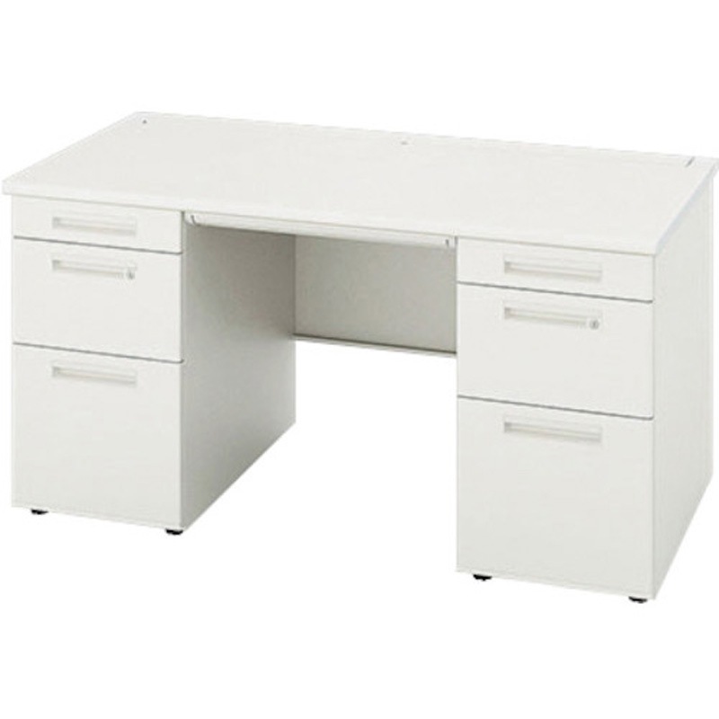 XEHH148BB-WH 両袖デスク XEHH型 ナイキ 奥行800mm 高さ720mm幅1400mm