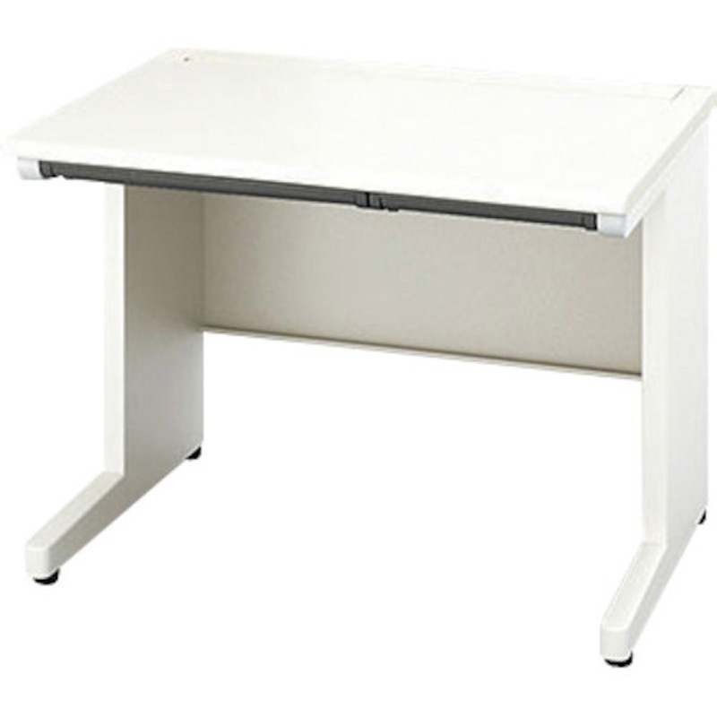 XEHH108F-S-WH 平デスク 浅型引出し付きタイプ XEHH型 ナイキ 高さ720mm幅1000mm奥行800mm