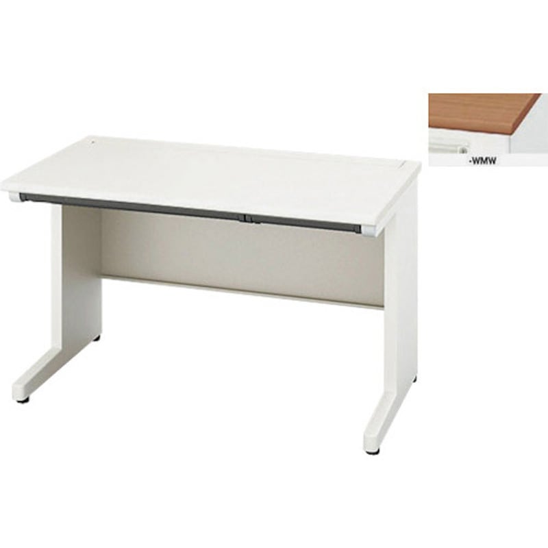 XEHH128F-S-WMW 平デスク 浅型引出し付きタイプ XEHH型 ナイキ 高さ720mm幅1200mm奥行800mm