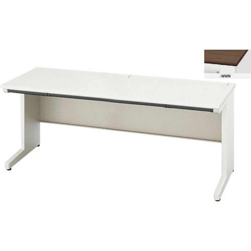 XEHH188F-S-WWN 平デスク 浅型引出し付きタイプ XEHH型 ナイキ 高さ720mm幅1800mm奥行800mm