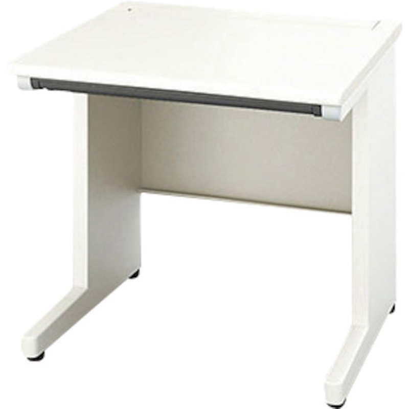 XEHH088F-S-WH 平デスク 浅型引出し付きタイプ XEHH型 ナイキ 高さ720mm幅800mm奥行800mm