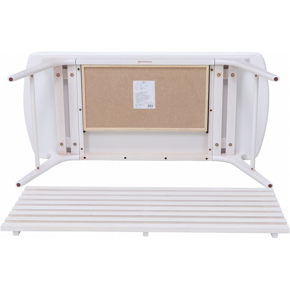 98072 引出し付きセンターテーブル 不二貿易 ホワイト色 - 【通販