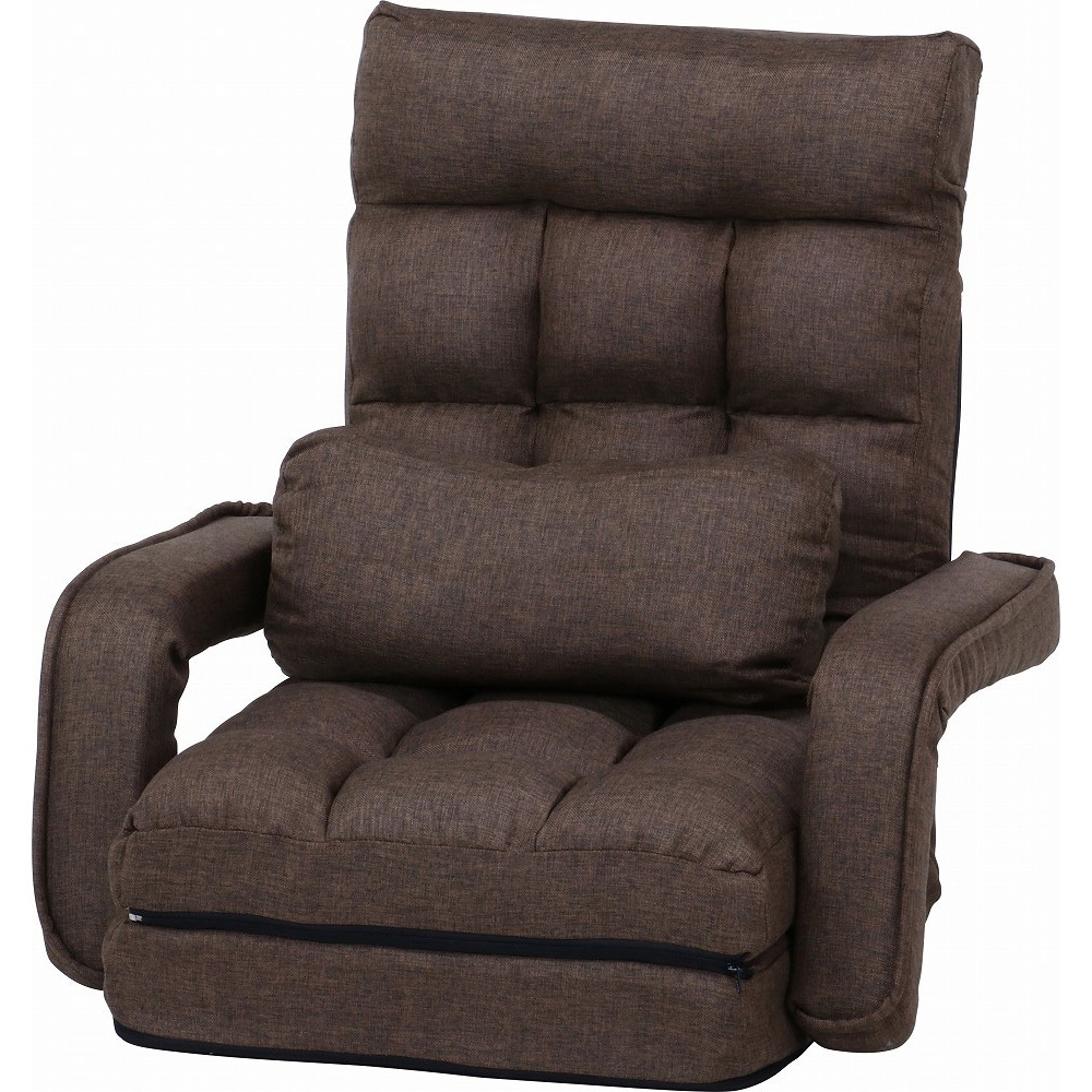 35498 4WAY座椅子 0212 不二貿易 ダークブラウン色