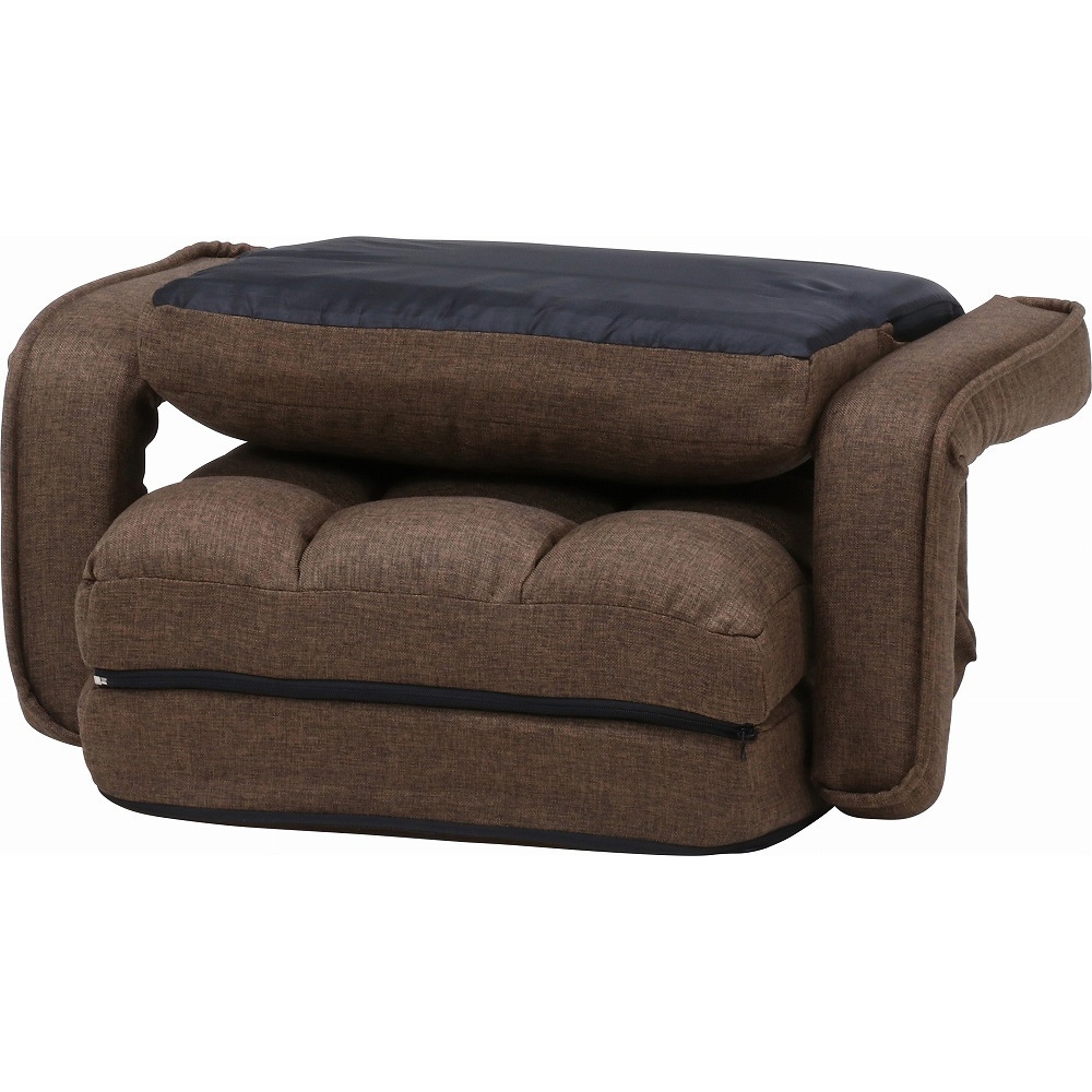 35498 4WAY座椅子 0212 不二貿易 ダークブラウン色 - 【通販