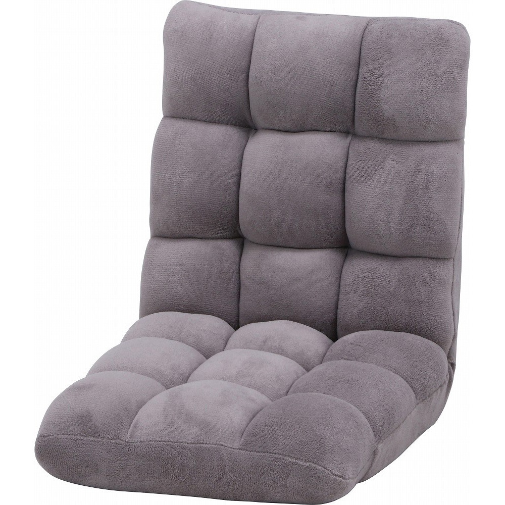 38148 ふわもこ フロアチェア 不二貿易 グレージュ色