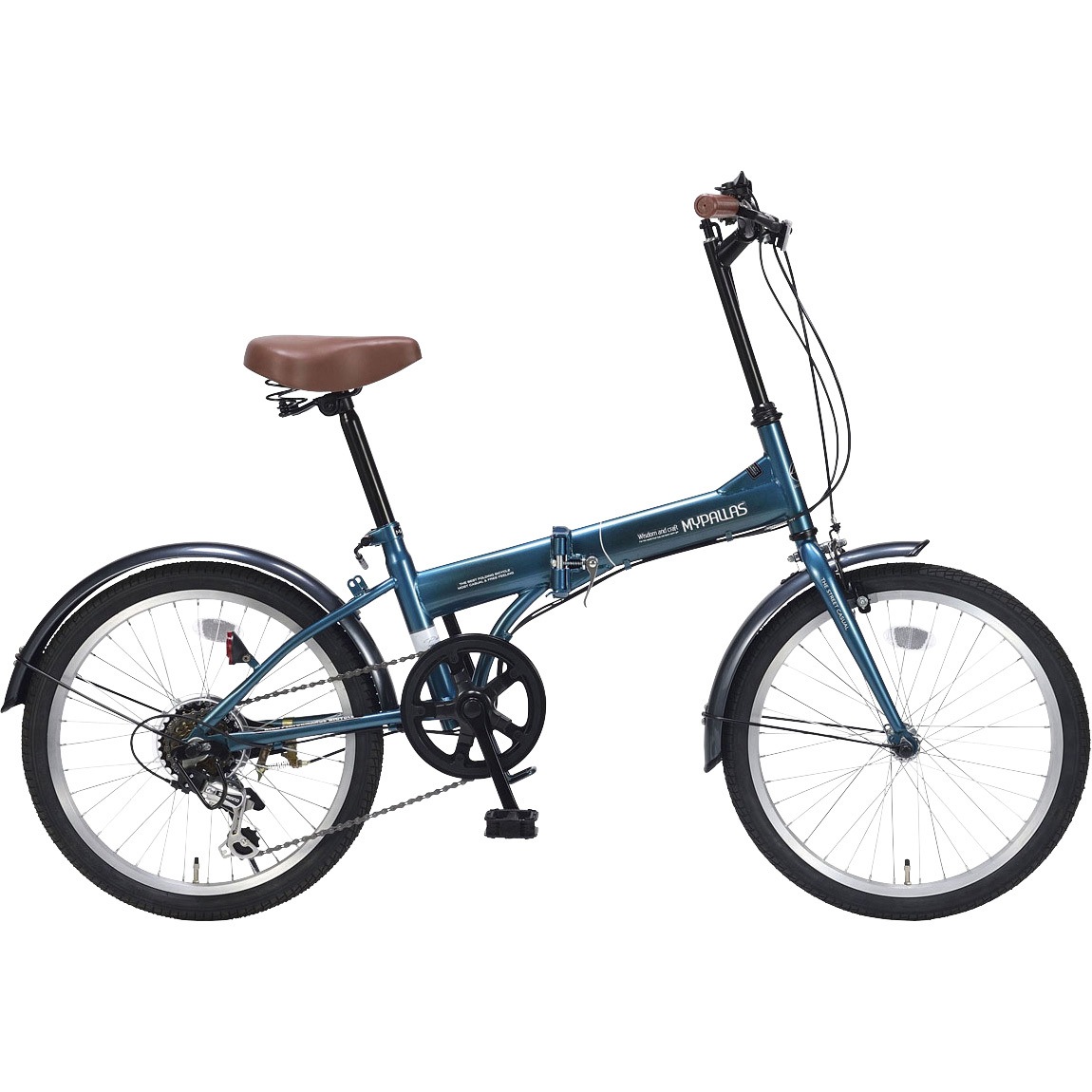 M-200 OC 折畳自転車 20インチ・6段ギア付 M-200 1台 MYPALLAS 【通販 