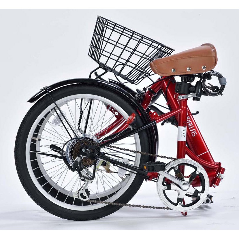 M-204MERRY RD 折畳自転車 20インチ・6段ギア・オールインワン/オート