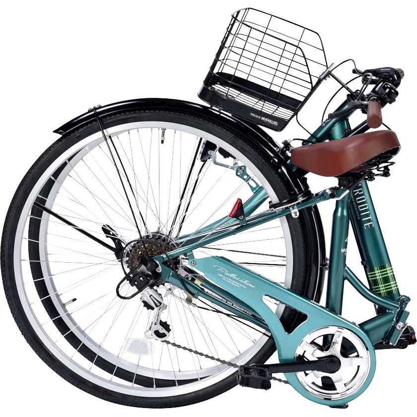 M-507 GR 折畳シティサイクル 26インチ・6段ギア・肉厚チューブ 1台  