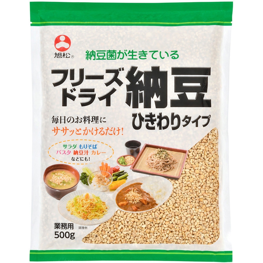 旭松食品 フリーズドライ ひきわり納豆 業務用 500g 1箱(500g×1 旭松食品 フリーズドライ ひきわり納豆 業務用 500g 1箱(500g×1