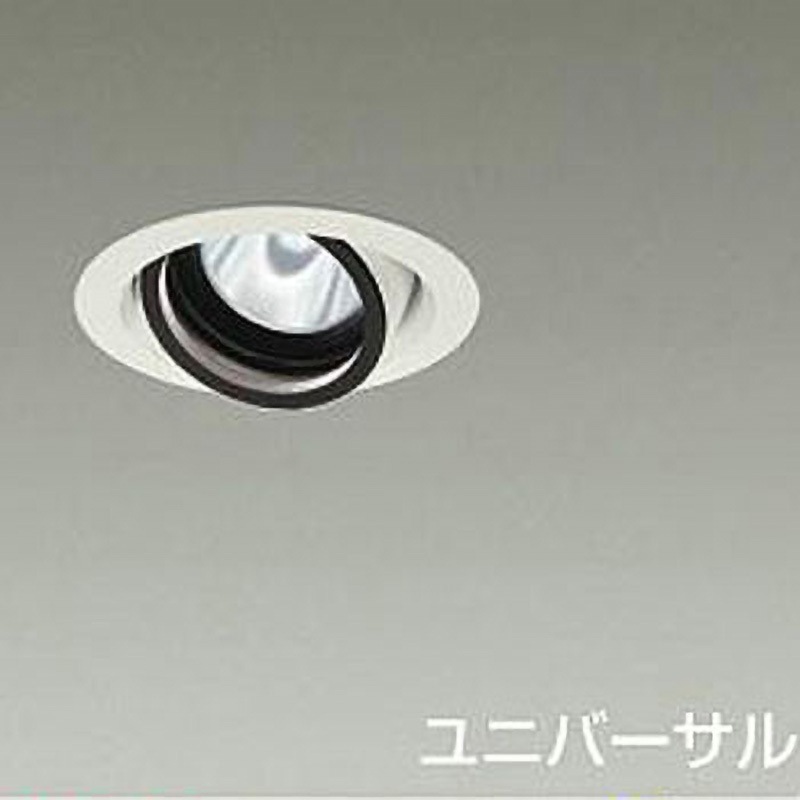 LZD-93629AWN ダウンライト/ユニバーサル/Φ75/800クラス/Φ50ダイクロハロゲン75W形65W相当/高演色Ra93/電源別売 1台 DAIKO(大光電機) 【通販モノタロウ】